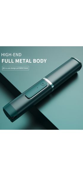 Green Selfie Stick Live Broadcast Support Universal Selfie Stick Mini Bluetooth Tripod Camera Phone Multifunction Remote Control