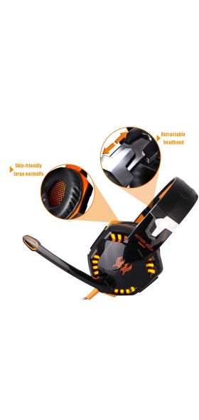 Headset over-ear Wired Game Earphones Gaming Headphones Deep bass Stereo Casque with Microphone for PS4 new xbox PC Laptop gamer