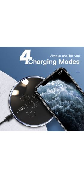 KUULAA Wireless Charger 15W Qi induction charger For Xiaomi Mi 9 Pro Wireless Charging Pad For iPhone 11 X XS Max XR 8 Plus