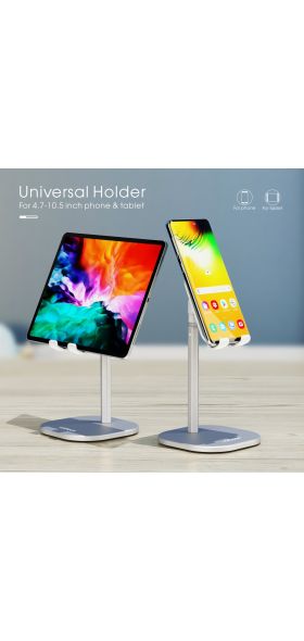 Vothoon Desk Mobile Phone Holder Stand For iPhone Universal Adjustable Metal Desktop Table Tablet Holder Stand For iPad Pro