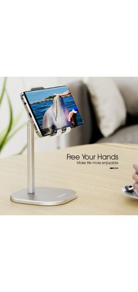 Vothoon Desk Mobile Phone Holder Stand For iPhone Universal Adjustable Metal Desktop Table Tablet Holder Stand For iPad Pro