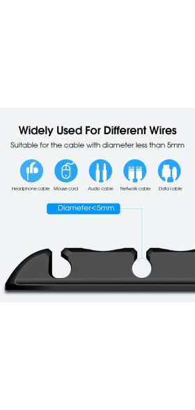 Vothoon New Silicone Cable Organizer Magnetic Cable Plug Case Portable Storage Box Winder Flexible Cable Management Clips