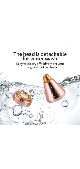 2 In 1 Electric Eyebrow Trimmer Makeup Painless Eye Brow Epilator Mini Shaver Razors Women Portable Facial Body Hair Remover 45