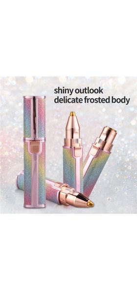 2 In 1 Electric Eyebrow Trimmer Makeup Painless Eye Brow Epilator Mini Shaver Razors Women Portable Facial Body Hair Remover 45