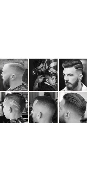 2021 Efocus Mini Hair Trimmer For Men Children Portable Electric Clipper Hair Cutting Machine with 3 Combs Barber