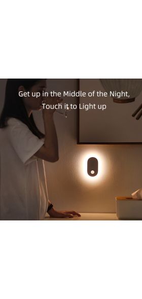 Baseus PIR Motion Sensor Night Light Human Induction Backlight Magnetic LED Light Rechargeable Bedside Lamp Wall Lamp For Home