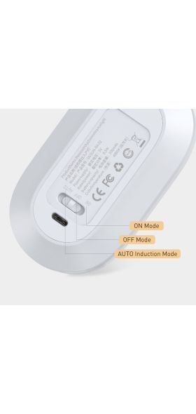 Baseus PIR Motion Sensor Night Light Human Induction Backlight Magnetic LED Light Rechargeable Bedside Lamp Wall Lamp For Home