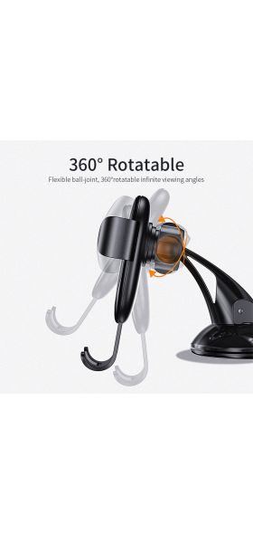Essager Gravity Car Phone Holder For Samsung Xiaomi Universal Mount Sucker Holder For Phone in Car Mobile Phone Holder Stand