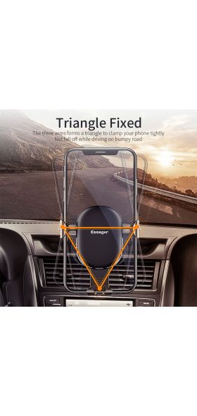 Essager Gravity Car Phone Holder For Samsung Xiaomi Universal Mount Sucker Holder For Phone in Car Mobile Phone Holder Stand