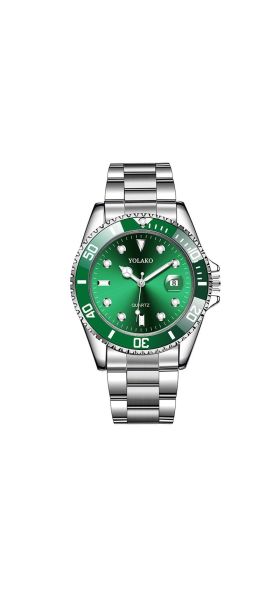 Hot Sales Mens Watches Date Sport Quartz Analog Wrist Watch Military Stainless Steel Top Brand 2020 Yolako Luxury Fashion Men