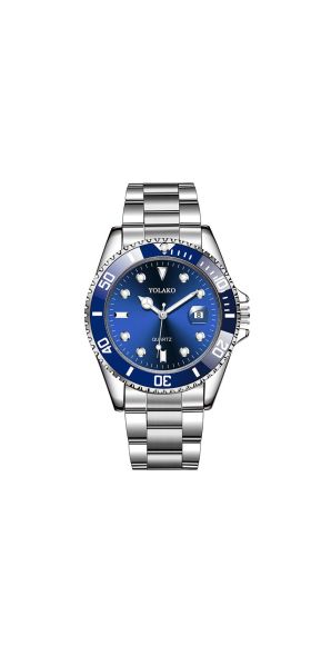 Hot Sales Mens Watches Date Sport Quartz Analog Wrist Watch Military Stainless Steel Top Brand 2020 Yolako Luxury Fashion Men