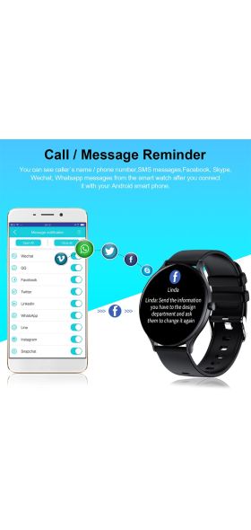 LIGE 2021 New Women Smart Watch Woman Fashion Watch Heart Rate Sleep Monitoring For Android IOS Waterproof Ladies Smartwatch+Box