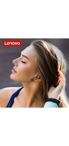 Lenovo QT81 TWS Wireless Headphone Stereo Sports Waterproof Earbuds Headsets with Microphone Bluetooth Earphones HD Call 1200mAh
