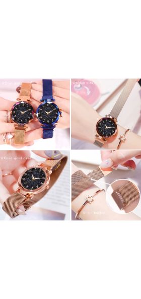 Luxury Women Watches Magnetic Starry Sky Female Clock Quartz Wristwatch Fashion Ladies Wrist Watch reloj mujer relogio feminino