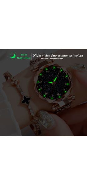 Luxury Women Watches Magnetic Starry Sky Female Clock Quartz Wristwatch Fashion Ladies Wrist Watch reloj mujer relogio feminino