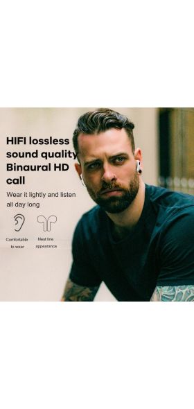 Pro 5 TWS Wireless Mini Headphones 8D Stereo Bass Bluetooth 5.0 Earphones Touch Noise Cancelling Sports Earbuds with Mic