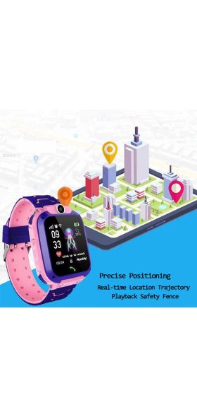 Q12 Children's Smart Watch SOS Phone Watch Smartwatch For Kids With Sim Card Photo Waterproof IP67 Kids Gift For IOS Android