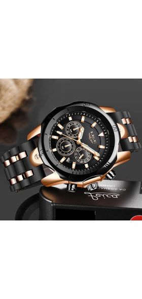 Relogio Masculino New Fashion Watch Men LIGE Top Brand Sport Watches Mens Waterproof Quartz Clock Man Casual Military WristWatch