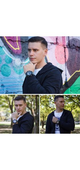 SMAEL Men Military Watch 50m Waterproof Wristwatch LED Quartz Clock Male relogios masculino 1617 Digital Sports Watches Men's