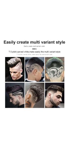 T Bald Head Hair Clipper Mower Rechargeable Trimmer T-Outliner Barber Shaving Machine Vintage Cordless Haircut Men Cutter Shaver