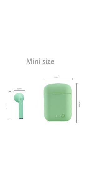 i7Mini TWS Wireless Earphones Bluetooth 5.0 Earphone Matte Earbuds Charging Box Headset Wireless Headphones for xiaomi iphone