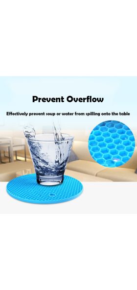 18/14cm Round Heat Resistant Silicone Mat Drink Cup Coasters Non-slip Pot Holder Table Placemat Kitchen Accessories Onderzetters