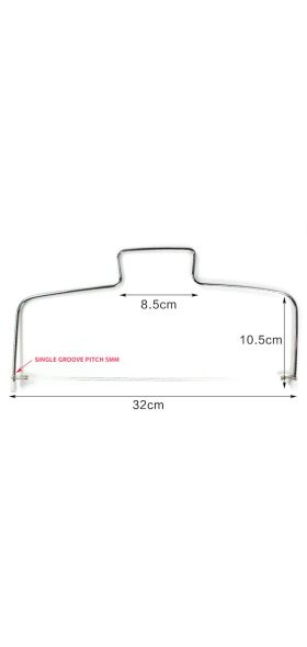 1PC Double Line Cake Cut Slicer Adjustable Stainless Steel Device Cake Decorating Mold DIY Bakeware Kitchen Cooking Tool