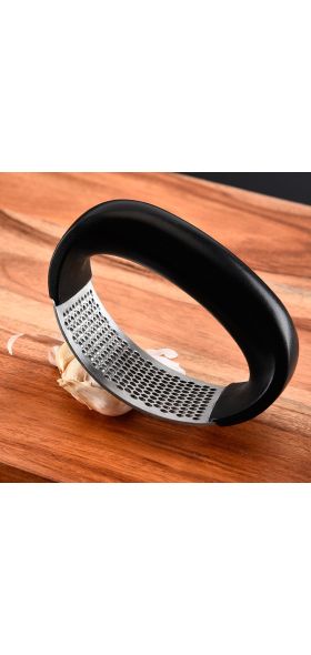 1pcs Stainless Steel Garlic Press Manual Garlic Mincer Chopping Garlic Tools Curve Fruit Vegetable Tools Kitchen Gadgets