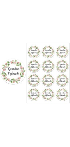 24/48pcs EID Mubarak Decor Stickers Ramadan Mubarak Decoration Islam Muslim Festival Favor Gifts Labels HAJJ Ramadan Kareem