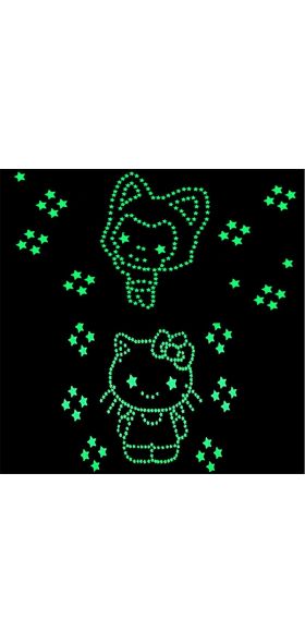50pcs 3D Stars Glow In The Dark Wall Stickers Luminous Fluorescent Wall Stickers For Kids Baby Room Bedroom Ceiling Home Decor