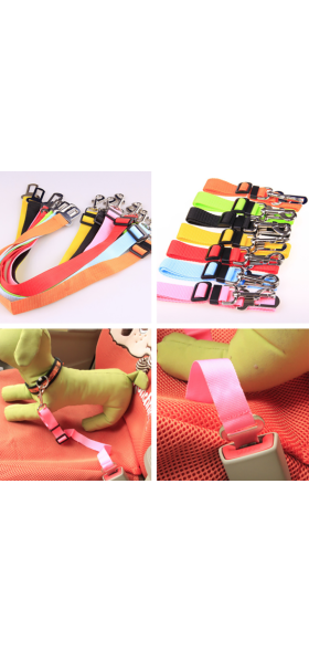 Adjustable Dog Cat Car Safety Belt Pet Vehicle Seat Belt Leash For Dogs Travel Traction Collar Harness Dog Lead Clip pet product