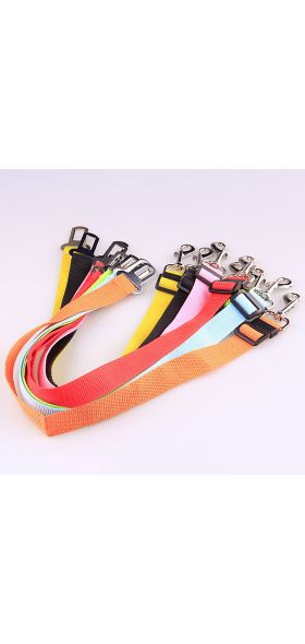 Adjustable Dog Cat Car Safety Belt Pet Vehicle Seat Belt Leash For Dogs Travel Traction Collar Harness Dog Lead Clip pet product