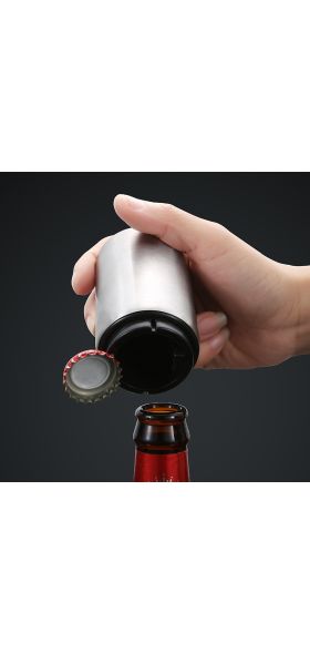 Automatic Beer Bottle Opener,Magnet Beer Opener,Stainless Steel Push Down Opener Wine Beer Soda Cap Opener Kitchen Accessories