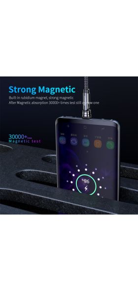 Essager 540 Rotate Magnetic Cable Fast Charging Magnet Charger Micro USB Type C Cable Mobile Phone Wire Cord For iPhone Xiaomi