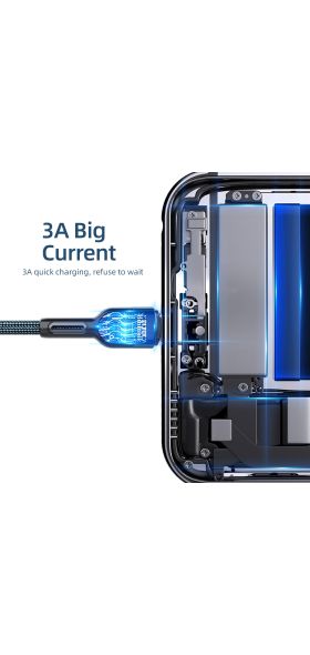 Essager Micro USB Cable 3A Fast Charging Charger Microusb Wire Cord For Samsung Xiaomi Redmi Android Mobile Phone Data Cable 2M