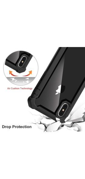 Heavy Duty Shockproof Phone Case For iPhone 11 Pro Max X XR XS Max SE 2020 6 6S 7 8 Plus 5S Soft TPU+PC Transparent Back Cover