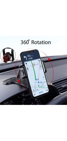 New HUD Car Dashboard Phone stand 360° Adjustable GPS Car Clips Holder Hidden Parking number for Mobile Phone car stand Support
