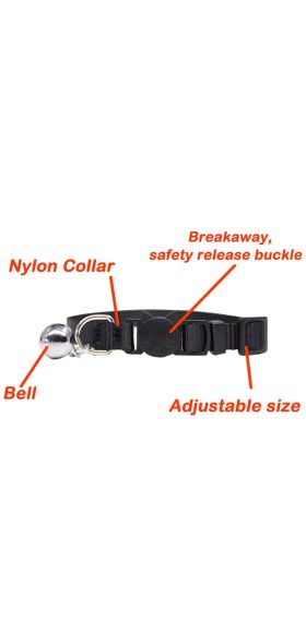 Personalized ID Free Engraving Cat Collar Safety Breakaway Small Dog Cute Nylon Adjustable for Puppy Kittens Necklace