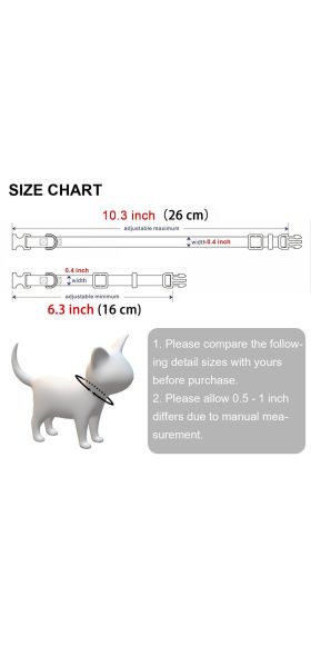 Personalized ID Free Engraving Cat Collar Safety Breakaway Small Dog Cute Nylon Adjustable for Puppy Kittens Necklace
