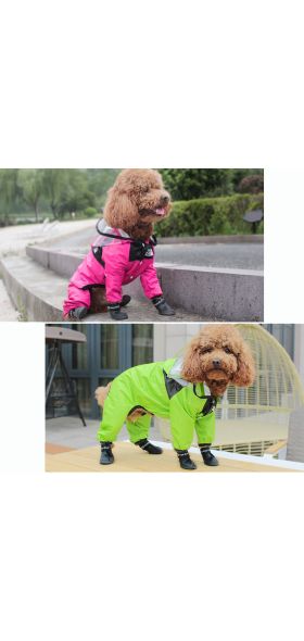 Pet Dog Rainshoes Waterproof Silicone Dog Shoes Anti-skid Boots For Small Medium Large Dogs Cats Rainy Days Appear Pet Supplies