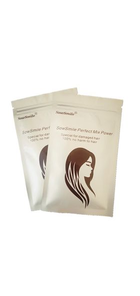 SowSmile 100% Keratin Collagen Silk Natural Moisturizing Repair Hair Scalp Care Vitamins Treatment Perfect Mix Serum Powder