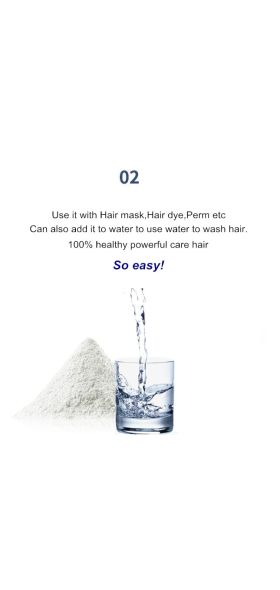 SowSmile 100% Keratin Collagen Silk Natural Moisturizing Repair Hair Scalp Care Vitamins Treatment Perfect Mix Serum Powder