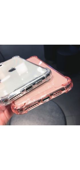 Transparent Shockproof Case for iPhone 12 Mini 11 Pro Max XS XR X 6S 7 8 Plus Clear Anti-Knock Phone Shell Soft TPU Back Cover