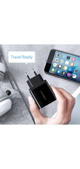 UGREEN USB Charger Charging for Samsung Xiaomi Huawei Phone Charger 3.4A Max Fast Charger for iPhone X EU Adapter Wall Charger
