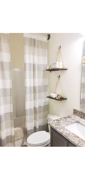 Wooden Rope Swing Wall Hanging Plant Flower Pot Tray Mounted Floating Wall Shelves Nordic Home Decoration Moredn Simple Design