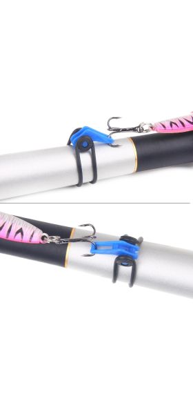 10pcs Plastic Fishing Hook Secure Keeper Holder Lure Accessories Jig Hooks Safe Keeping For Fishing Rod Tool Bait Casting