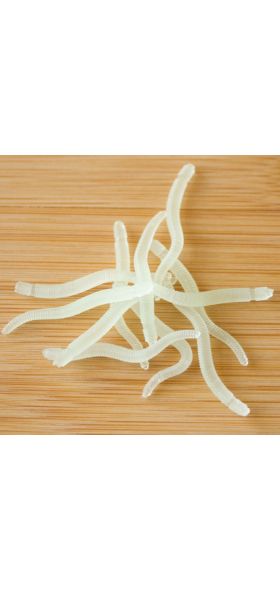 20/50PCS Fishing Lures Lifelike Fishy Smell Red Soft Lures Simulation Earthworm Luminous Worms Artificial Fishing Lure