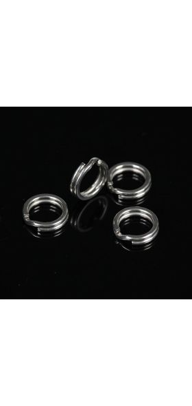 200PCs Connecting Fishing Rings Sets Stainless Steel Split Rings Hard Bait Lure Accessories Tackle High Strengthen O ring