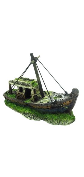 2019 Hot Aquarium Fish Tank Landscape Pirate Ship Wreck Ship Decor Resin Boat Ornament Aquarium Accessories Decoration #Y5