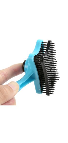 4 Colors Puppy Cat Faded Comb Hair Brush Plastic Pet Dog Grooming Supplies for Small Dogs Cats Brushes Mascota Products for Pets